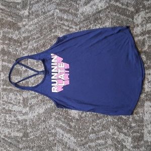 Dark blue pajama tank top